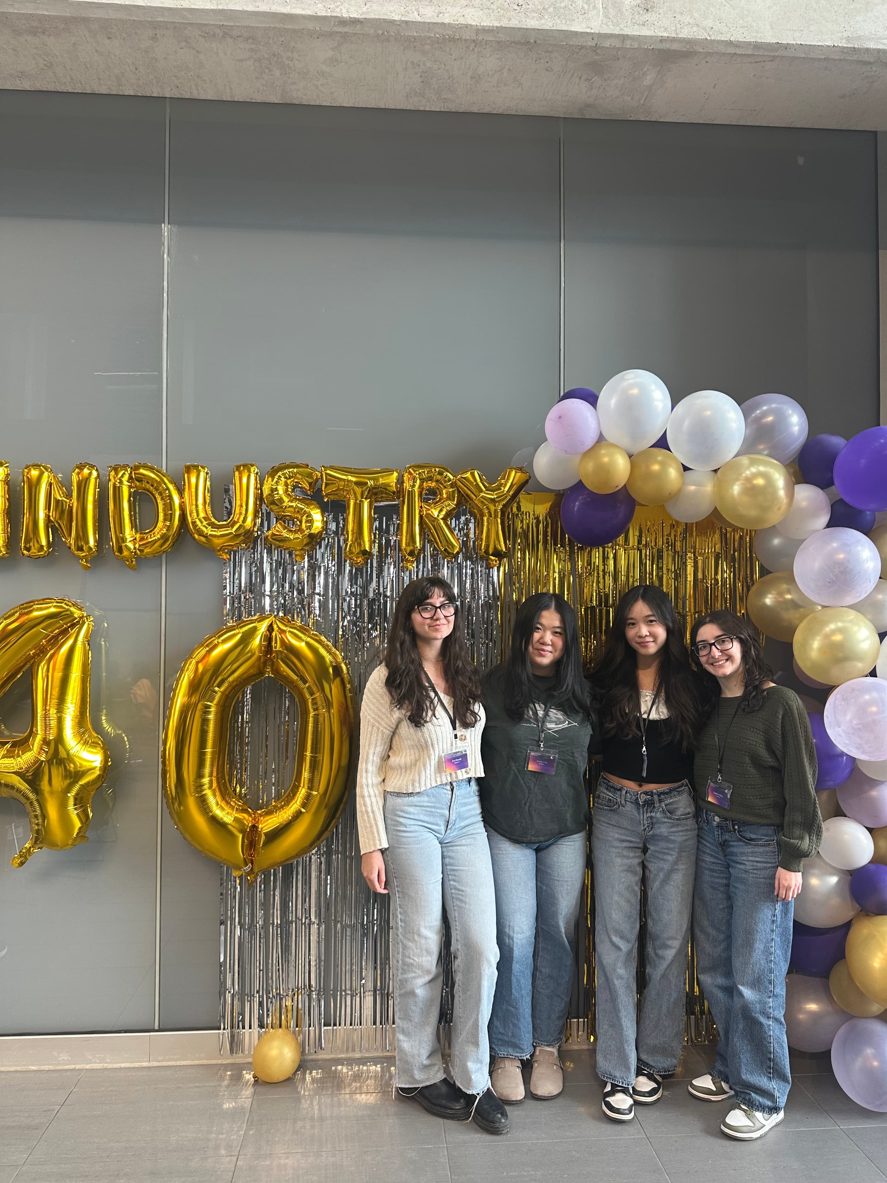 Industry 4.0 balloon backdrop
