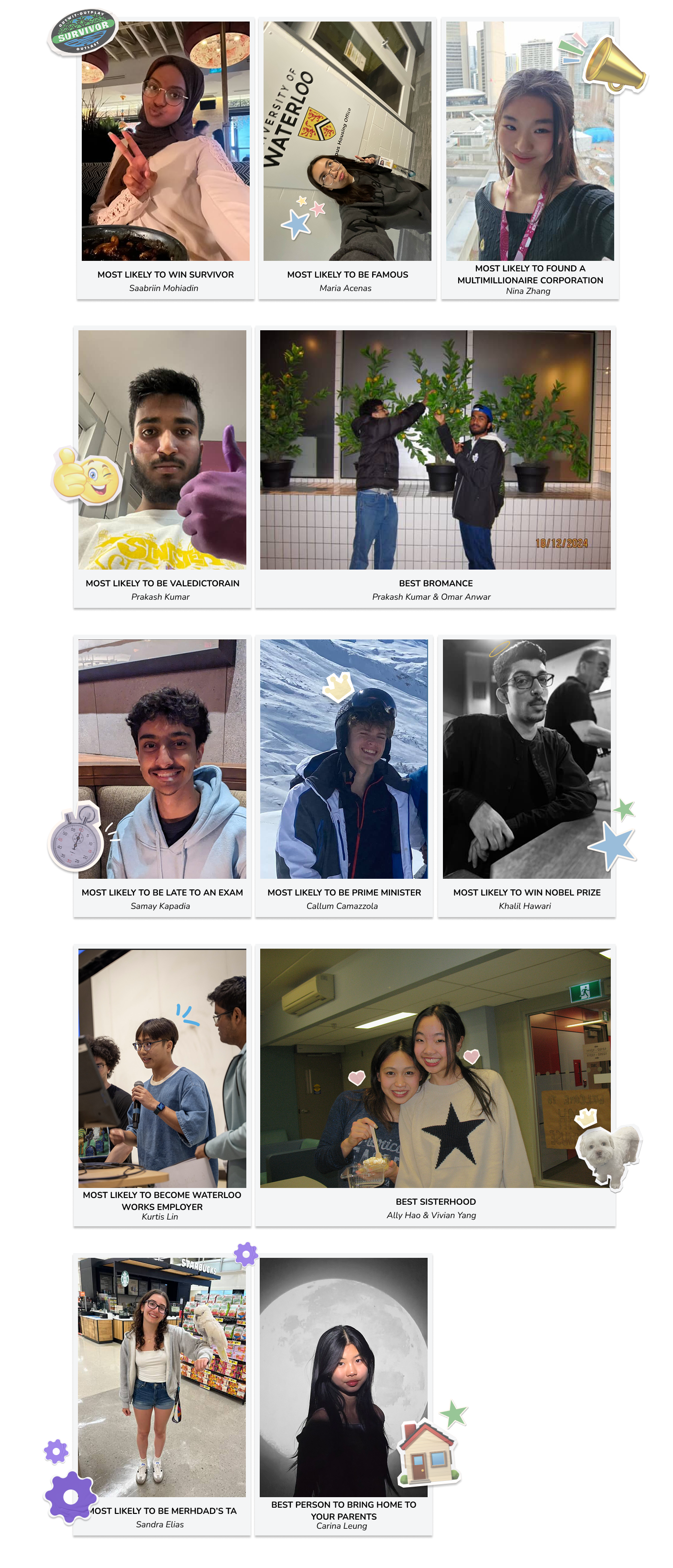 Superlatives