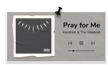 Pray for Me by Kendrick Lamar & The Weeknd
