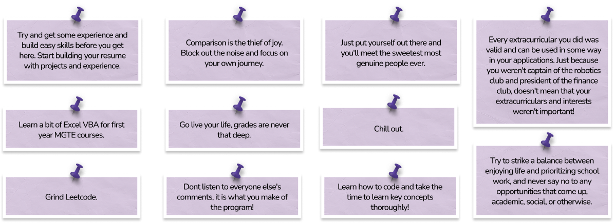 Advice to Our Younger Selves